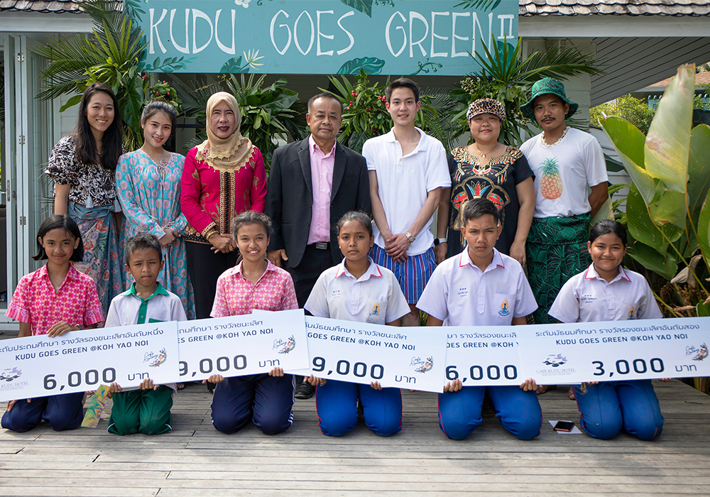 Cape Kudu Hotel, Koh Yao Noi Organises Kudu Goes Green II  to Turn Waste into Recycled-Material Art 